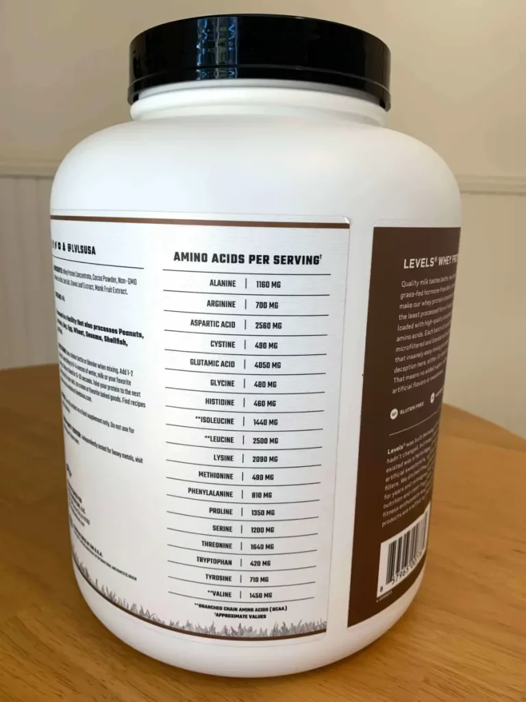 High Lysine Low Arginine Protein Powder - Amino Acid Profile - Levels